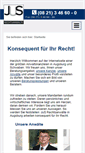 Mobile Screenshot of jus-kanzlei.de